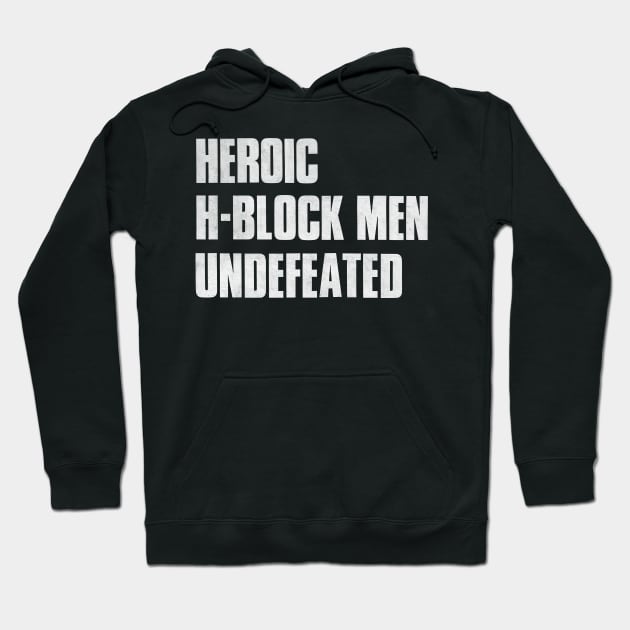 Heroic H Block Men Undefeated Hoodie by feck!